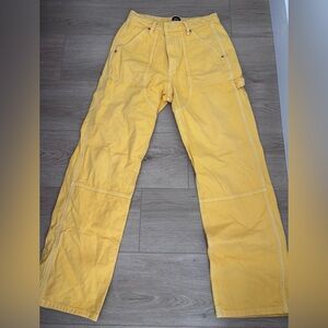 BDG Yellow Cargo Work Pants